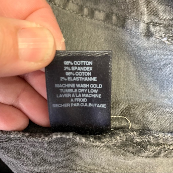 Amadi Anthropologie High Rise Straight Leg Utility Lindy Pants In Carbon S NWT! - Picture 15 of 15